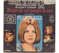 FRANCE GALL - Poupee de cire poupee de son / Le coeur qui jazze / FRANCE GALL / SIEGER IM GRAND PRIX EUROVISION 1965 Bildhülle 1965 / PHILIPS # 373 524 BF