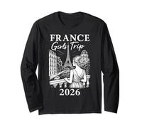 France Girls Trip 2026 Girls Travel Long Sleeve T-Shirt