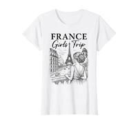 France Girls Trip Travel Girls Paris Vacation T-Shirt