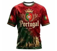 France Graphic Crew Neck T-Shirt - Comfortable T-Shirt with Sporty Design