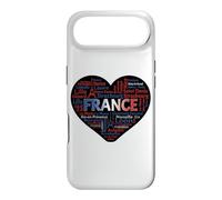 France Heart Typography Map Paris French Cities Word Cloud G Case for iPhone Air