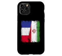 France Iran Half Flag French Iranian Jersey Case for iPhone 11 Pro