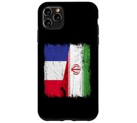 France Iran Half Flag French Iranian Jersey Case for iPhone 11 Pro Max