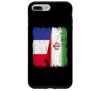 France Iran Half Flag French Iranian Jersey Case for iPhone 7 Plus/8 Plus