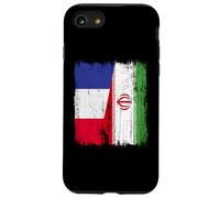 France Iran Half Flag French Iranian Jersey Case for iPhone SE (2020) / 7 / 8