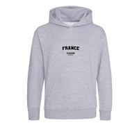 France Kids Hoodie - Gray / 12-13 years