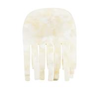 France Luxe Double Tooth Claw Clip, Pavlova White