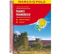 France Marco Polo Road Atlas (Marco Polo Atlases)
