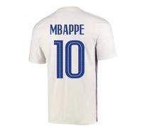 France Men's 2020 - 2021 Away Nike Football Shirt - Mbappe 10 in White | Size: Medium France White M
