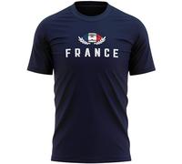 France Mens T Shirt Français Rugby Pride Supporter Tee French Rooster Top, S, Navy