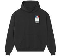 France Monopoly Card Men's Hoodie - Black / 3XL