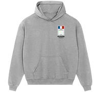 France Monopoly Card Men's Hoodie - Gray / L
