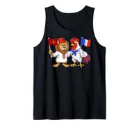 France Morocco Flag Moroccan French Roots Proud Moroccan Tank Top