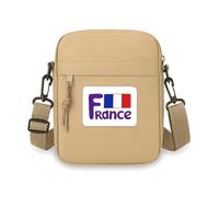 France National Flag Blue Pattern Crossbody Bag Cell Phone Purses Handbag Shoulder Mini Bag