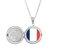 france national flag eu country Locket Necklace Hold Picture Jewelry Birthday Gift