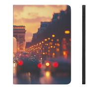 France Paris Arc De Triomphe Funny Tablet Case Compatible with IPAD Pro 2020 （11in）/2020 （10.2in）/2020 AIR 4 （10.9in）/Pro 2021 （11in）/Air4/Air5 （10.9in） Personality Protective Cover with Pen Slot
