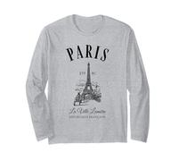 France Paris Eiffel Tower Long Sleeve T-Shirt