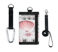 France Paris Tower Eiffel Theme Wallet Slim Small Pocket Money Organisers Bag Lightweight Portable Change Purse