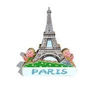 France Paris Wooden Fridge Magnet with 3D Monuments Travel Collectibles Handmade Decoration 3