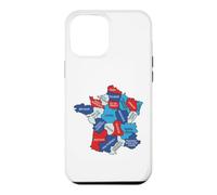 France Regional Map Graphic Design Regions Normandy Bretagne Case for iPhone 12 Pro Max