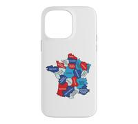 France Regional Map Graphic Design Regions Normandy Bretagne Case for iPhone 14 Pro Max
