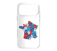 France Regional Map Graphic Design Regions Normandy Bretagne Case for iPhone 17 Pro Max