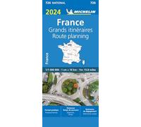 France Route Planning 2024 - Michelin National Map 726: Map
