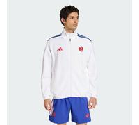 adidas Men's France Rugby Anthem Sweatshirt, white, 3XL