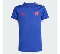 adidas Unisex Kids France Rugby Home Replica Supporter Kids Shirt, semi Lucid Blue, 11-12 Years