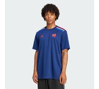adidas France Rugby Home T-shirt Adults XL Blue