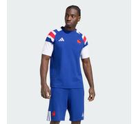 adidas Men's France Rugby Travel Men Shirt, Mystery Ink, L