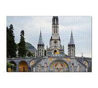 France Sanctuaire Notre Dame de Lourdes Jigsaw Puzzle 100 Piece Game Artwork Travel Souvenir 45.5x35.5CM