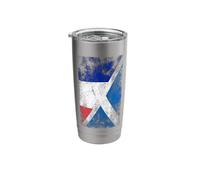 France & Scotland Flags - French Scot Stainless Steel Insulated Tumbler