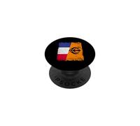 France Sikh Flag Punjabi Khalsa Pride Design PopSockets Adhesive PopGrip
