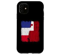 France Tonga Half Flag French Tongan Heritage Case for iPhone 11