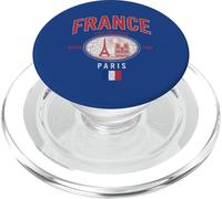 France Tshirt French Paris Eiffel Marseille Retro Vintage PopSockets PopGrip for MagSafe