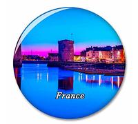 France Vieux Port La Rochelle Fridge Magnet Decorative Magnet Tourist City Travel Souvenir Collection Gift Strong Refrigerator Sticker