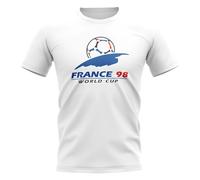France Women's Personalised 98 World Cup T-Shirt White | Size: Medium France White M