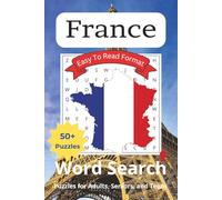 France Word Search Puzzle Book: Word Searches with Easy to Read Print about French, Paris, Europe, and More | 6x9 inches, 110 pages | 50+ Puzzles... ... Holidays and Fun Times (Countries in Europe)