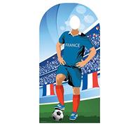 France (World Cup Football Stand-in) Adult Size 6ft /190cm Tall with Free Mini Destop Cut Out