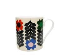 Frances Collett - Keith Brymer Jones Collaboration Range - Medium Ceramic Mug - Flower - Latte - 275ml - Gift Boxed