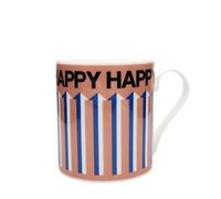 Frances Collett - Keith Brymer Jones Collaboration Range - Medium Ceramic Mug - Happy Pink - 275ml - Gift Boxed