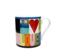 Frances Collett - Keith Brymer Jones Collaboration Range - Medium Ceramic Mug - One Love - 275ml - Gift Boxed