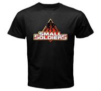 frances Small Soldiers Action Comedy Movie Logo Men's Black T-Shirt Size S-3XL Black XXL