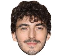 Francesco Bagnaia (Beard) Celebrity Mask, Flat Card Face, Fancy Dress Mask