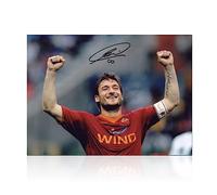 Francesco Totti Signed Roma Football Photo: The Roman Emperor