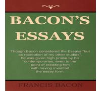 Francis Bacon Bacon's Essays Paperback Book in Orange Francis Bacon Orange