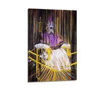 Francis Bacon Poster Work《Francis Bacon Study after Velazquez S Portrait of Pope Innocent》 Wall Art Scroll Canvas Painting Picture Living Room Decor Home 08x12inch(20x30cm)