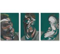 Francis Bacon Posters Triplomatic Wall Art Study for Three Heads Abstract Canvas Painting Francis Bacon Prints Home Decor Picture 40x60cmX3 No Frame