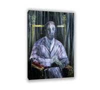 Francis Bacon print on Canvas Imaginary Portrait of Pope Pius XII Poster abstract portrait wall art Famous paintings reproduction artwork wall decor Living Room Office75x50cm(30x20in) Frameless